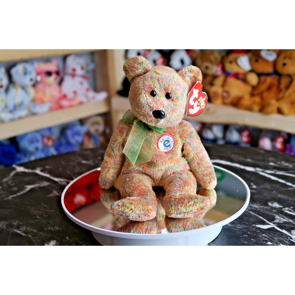 TY Beanie Baby‎ - Speckles the e-Bear (Internet Exclusive) | MWMT | Vintage |